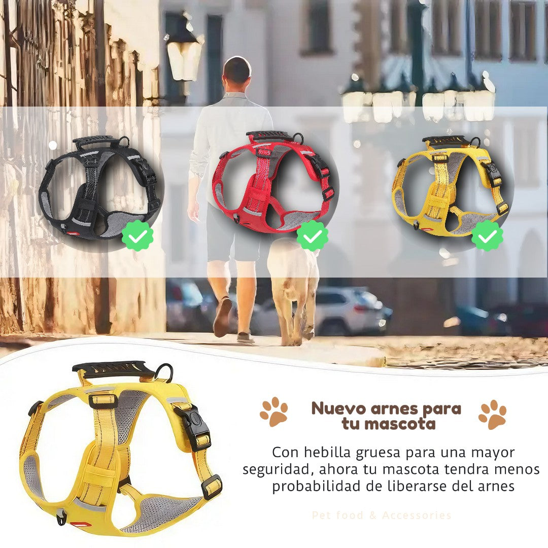 Arnés Comodo Tipo Chaleco Para Perros