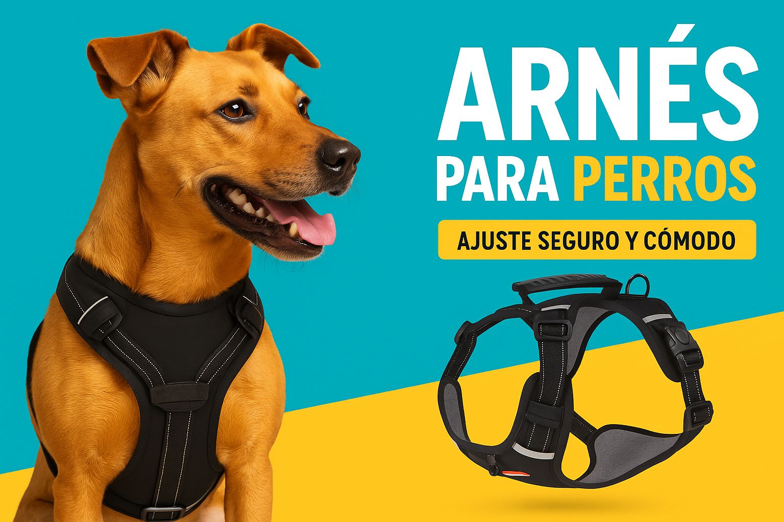 Arnés Comodo Tipo Chaleco Para Perros